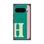 Premium Square Case with Pixelsnap［ Original - initial color line - H green ］