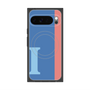 Premium Square Case with Pixelsnap［ Original - initial color line - I blue ］