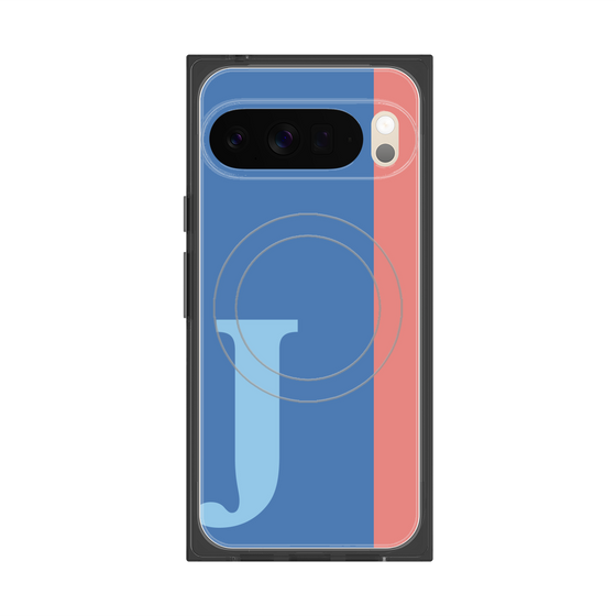 Premium Square Case with Pixelsnap［ Original - initial color line - J blue ］
