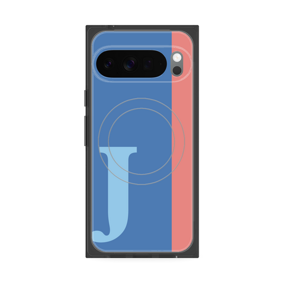 Premium Square Case with Pixelsnap［ Original - initial color line - J blue ］