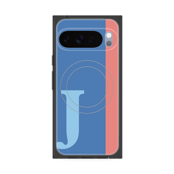 Premium Square Case with Pixelsnap［ Original - initial color line - J blue ］