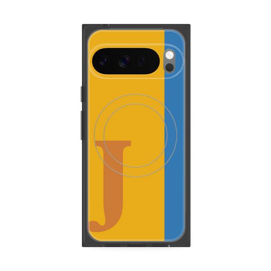 Premium Square Case with Pixelsnap［ Original - initial color line - J orange ］