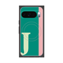 Premium Square Case with Pixelsnap［ Original - initial color line - J green ］
