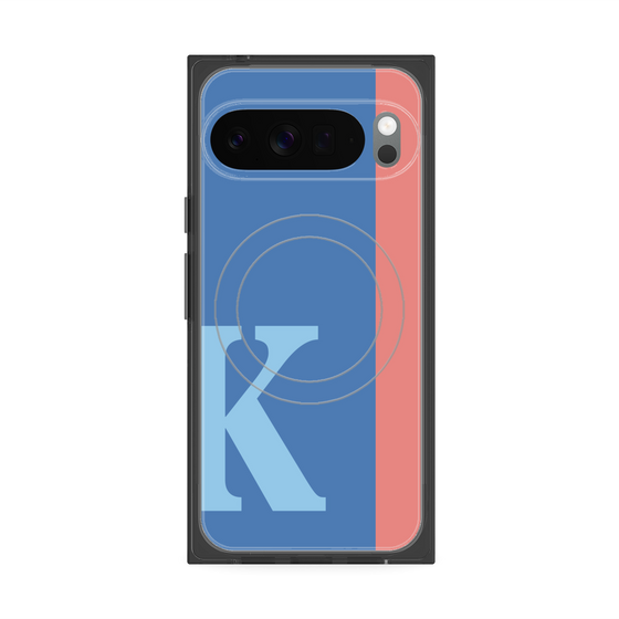 Premium Square Case with Pixelsnap［ Original - initial color line - K blue ］