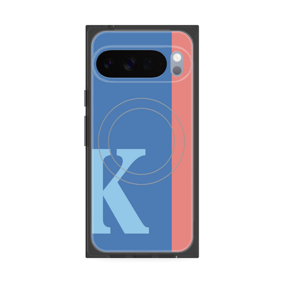 Premium Square Case with Pixelsnap［ Original - initial color line - K blue ］