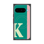 Premium Square Case with Pixelsnap［ Original - initial color line - K green ］