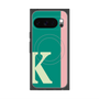 Premium Square Case with Pixelsnap［ Original - initial color line - K green ］