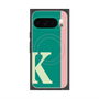 Premium Square Case with Pixelsnap［ Original - initial color line - K green ］