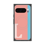 Premium Square Case with Pixelsnap［ Original - initial color line - L pink ］