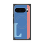 Premium Square Case with Pixelsnap［ Original - initial color line - L blue ］