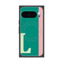 Premium Square Case with Pixelsnap［ Original - initial color line - L green ］