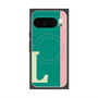 Premium Square Case with Pixelsnap［ Original - initial color line - L green ］