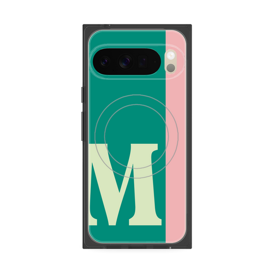 Premium Square Case with Pixelsnap［ Original - initial color line - M green ］