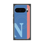 Premium Square Case with Pixelsnap［ Original - initial color line - N blue ］