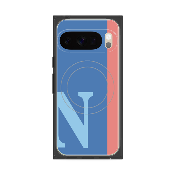 Premium Square Case with Pixelsnap［ Original - initial color line - N blue ］
