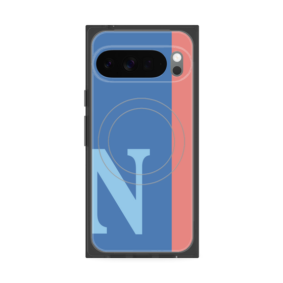 Premium Square Case with Pixelsnap［ Original - initial color line - N blue ］