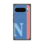 Premium Square Case with Pixelsnap［ Original - initial color line - N blue ］