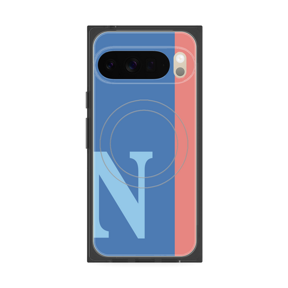 Premium Square Case with Pixelsnap［ Original - initial color line - N blue ］