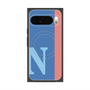 Premium Square Case with Pixelsnap［ Original - initial color line - N blue ］