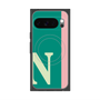 Premium Square Case with Pixelsnap［ Original - initial color line - N green ］