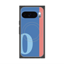 Premium Square Case with Pixelsnap［ Original - initial color line - O blue ］