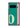 Premium Square Case with Pixelsnap［ Original - initial color line - O green ］