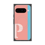 Premium Square Case with Pixelsnap［ Original - initial color line - P pink ］