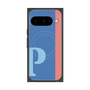 Premium Square Case with Pixelsnap［ Original - initial color line - P blue ］