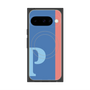 Premium Square Case with Pixelsnap［ Original - initial color line - P blue ］
