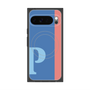 Premium Square Case with Pixelsnap［ Original - initial color line - P blue ］