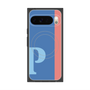 Premium Square Case with Pixelsnap［ Original - initial color line - P blue ］