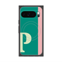 Premium Square Case with Pixelsnap［ Original - initial color line - P green ］