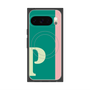 Premium Square Case with Pixelsnap［ Original - initial color line - P green ］