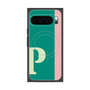 Premium Square Case with Pixelsnap［ Original - initial color line - P green ］