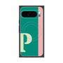 Premium Square Case with Pixelsnap［ Original - initial color line - P green ］