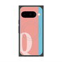 Premium Square Case with Pixelsnap［ Original - initial color line - Q pink ］