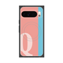 Premium Square Case with Pixelsnap［ Original - initial color line - Q pink ］