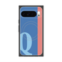 Premium Square Case with Pixelsnap［ Original - initial color line - Q blue ］