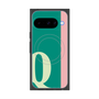 Premium Square Case with Pixelsnap［ Original - initial color line - Q green ］