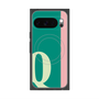 Premium Square Case with Pixelsnap［ Original - initial color line - Q green ］