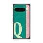 Premium Square Case with Pixelsnap［ Original - initial color line - Q green ］