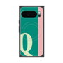 Premium Square Case with Pixelsnap［ Original - initial color line - Q green ］