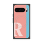 Premium Square Case with Pixelsnap［ Original - initial color line - R pink ］