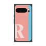 Premium Square Case with Pixelsnap［ Original - initial color line - R pink ］