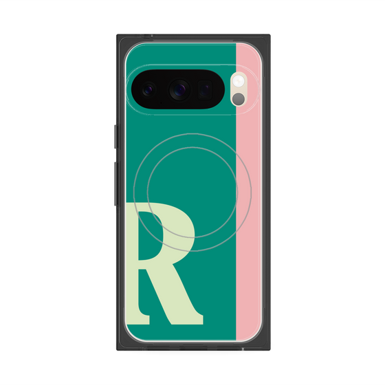 Premium Square Case with Pixelsnap［ Original - initial color line - R green ］