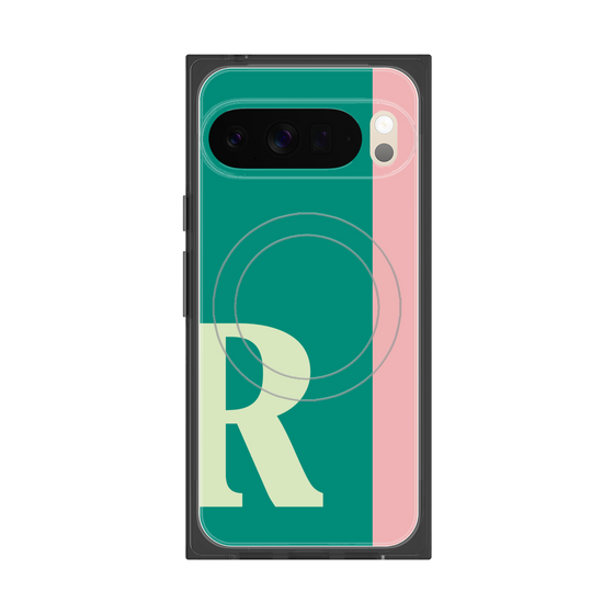 Premium Square Case with Pixelsnap［ Original - initial color line - R green ］