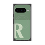 Premium Square Case with Pixelsnap［ Original - initial two tone - R green ］