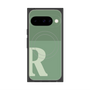 Premium Square Case with Pixelsnap［ Original - initial two tone - R green ］