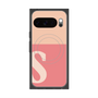 Premium Square Case with Pixelsnap［ Original - initial two tone - S pink ］