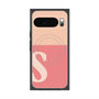 Premium Square Case with Pixelsnap［ Original - initial two tone - S pink ］